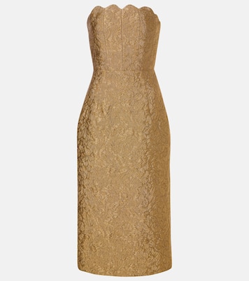 Abito midi Marcella in broccato | Markarian