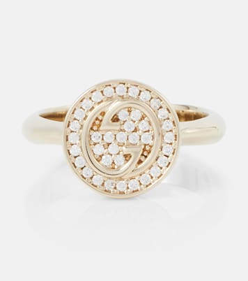 Anello Gucci Blondie con cristalli | Gucci