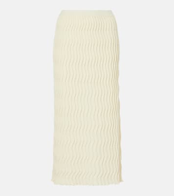 Jupe midi en laine | Bottega Veneta