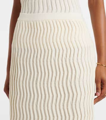 Jupe midi en laine | Bottega Veneta