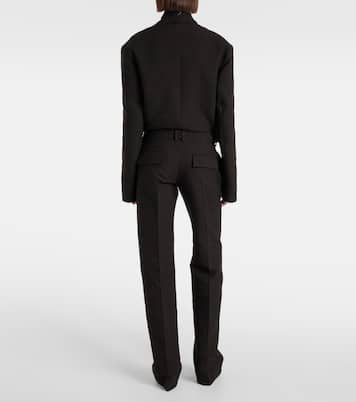 Pantaloni regular Selvie in misto cotone | The Row