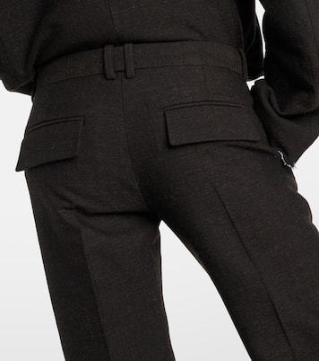 Pantaloni regular Selvie in misto cotone | The Row