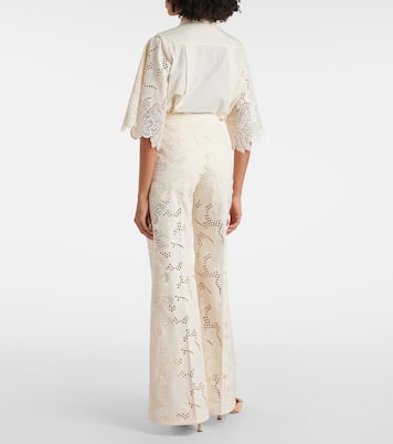 Pantaloni a gamba larga e vita alta | Elie Saab