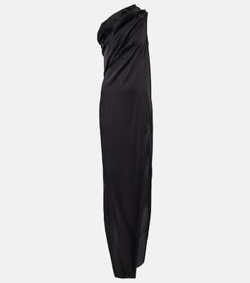 Abito lungo Athena con ruches | Rick Owens