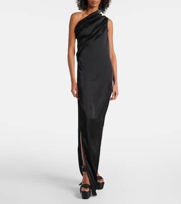 Abito lungo Athena con ruches | Rick Owens