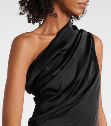 Abito lungo Athena con ruches | Rick Owens
