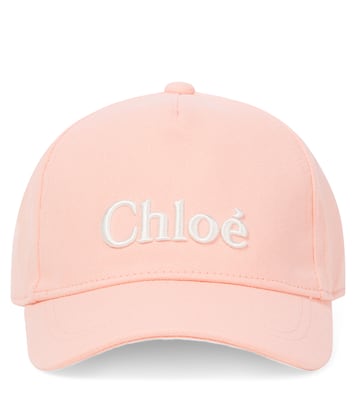 Cappello da baseball in cotone con logo | Chloé Kids