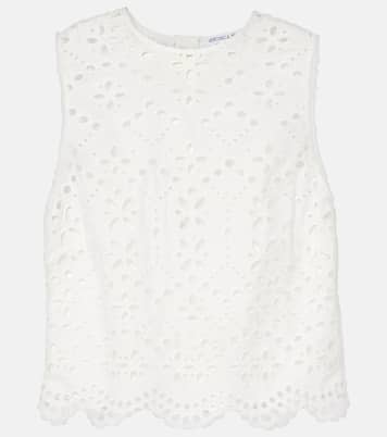 Top Adelyn in cotone sangallo | Veronica Beard