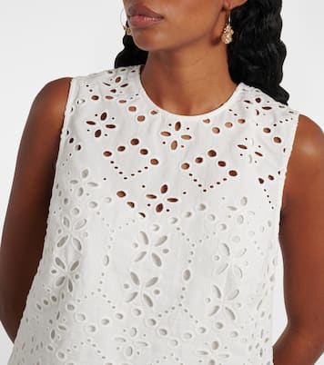 Top Adelyn in cotone sangallo | Veronica Beard