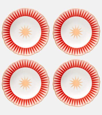Baleno set of 4 porcelain soup plates | Bitossi