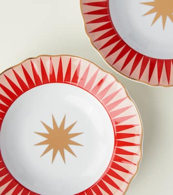 Baleno set of 4 porcelain soup plates | Bitossi