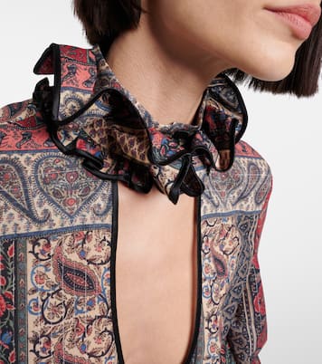 Blouse en coton à motif cachemire | Valentino