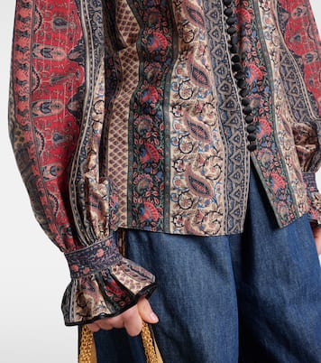 Blouse en coton à motif cachemire | Valentino