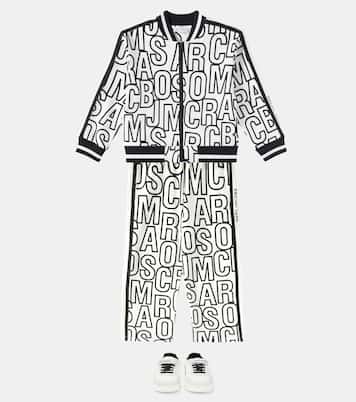 Logo printed cotton bomber jacket | Marc Jacobs Kids