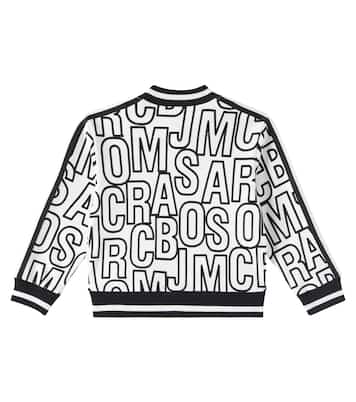 Logo printed cotton bomber jacket | Marc Jacobs Kids