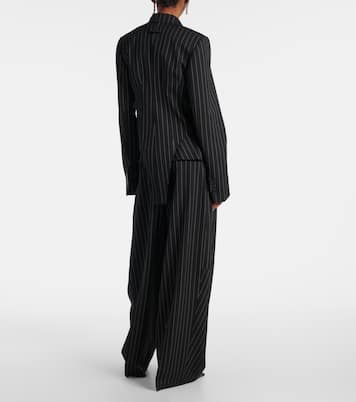 Blazer in lana vergine a righe | Jean Paul Gaultier