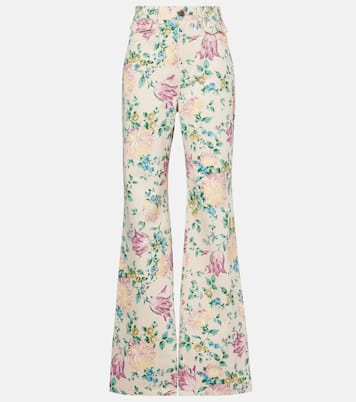 Jeans flared a vita alta con stampa | Chloé