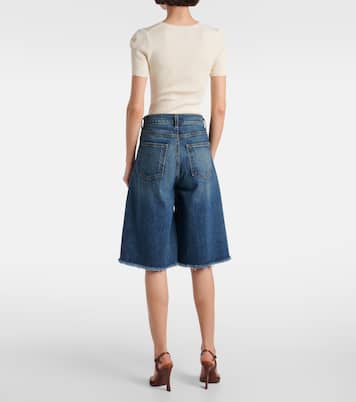High-Rise Jeansshorts | Nili Lotan