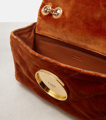 Schultertasche Chloé Heritage aus Veloursleder | Chloé