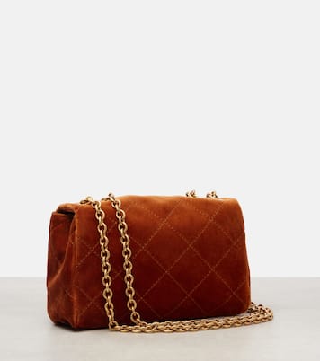 Schultertasche Chloé Heritage aus Veloursleder | Chloé