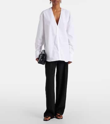 Blouse en popeline de coton | Toteme