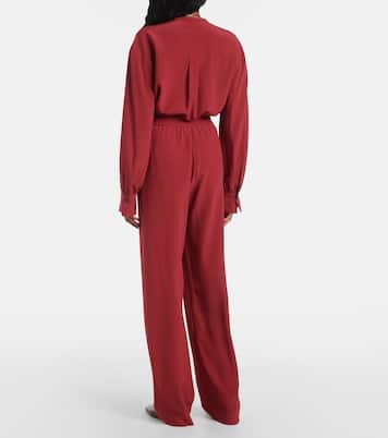 Pantaloni regular New Sahal in seta | Joseph