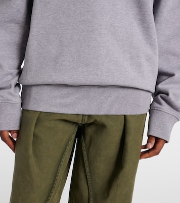 Embroidered cotton jersey sweatshirt | JW Anderson