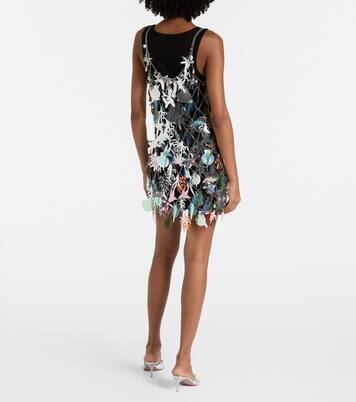 Vestido corto adornado | Rabanne