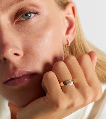 10kt gold ring with diamonds | Stone and Strand