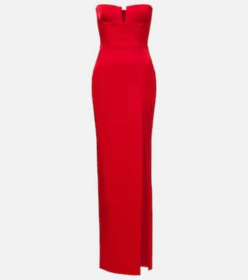 Crêpe satin bustier gown | Alex Perry