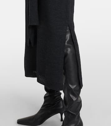 Wool-blend midi skirt | Lemaire