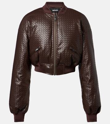 Dax cropped bomber jacket | Rotate