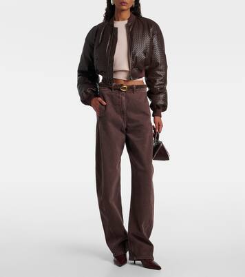 Dax cropped bomber jacket | Rotate