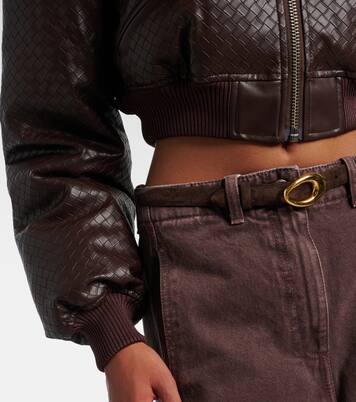 Dax cropped bomber jacket | Rotate