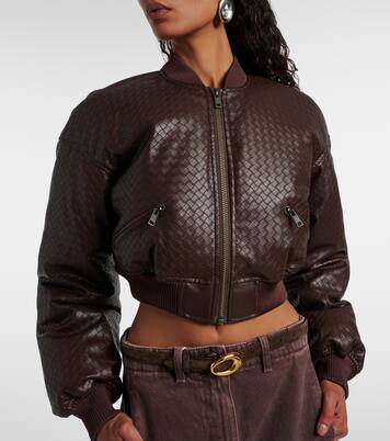 Dax cropped bomber jacket | Rotate