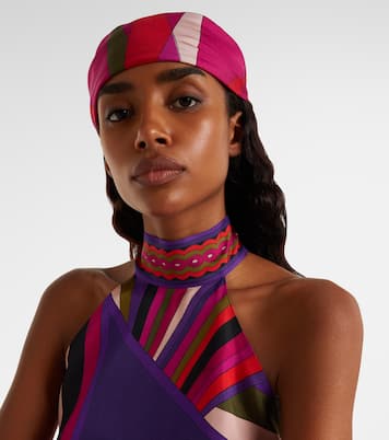 Hawaii silk twill scarf | Pucci