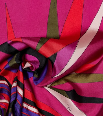 Hawaii silk twill scarf | Pucci