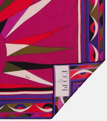 Hawaii silk twill scarf | Pucci