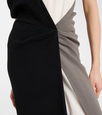 Elsa垂褶绉纱中长连衣裙 | Proenza Schouler