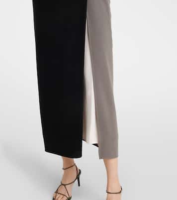 Elsa垂褶绉纱中长连衣裙 | Proenza Schouler