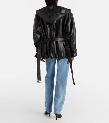 Distressed embellished wide-leg jeans | Area