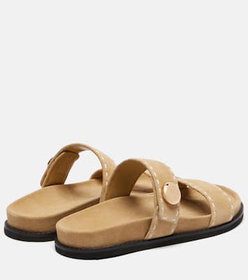Sandalen Romy Sport aus Veloursleder | Tory Burch