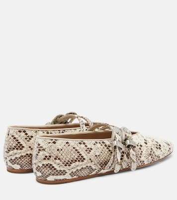 Classic Claudia 레더 메리제인 플랫 슈즈 | Le Monde Béryl