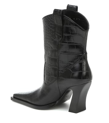 Bottines santiags en cuir embossé | Tom Ford