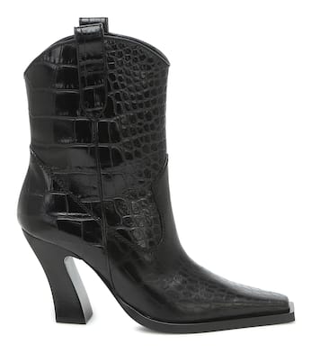 Bottines santiags en cuir embossé | Tom Ford