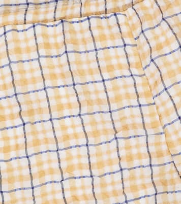 Dana checked chiffon shorts | Paade Mode