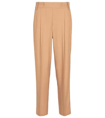 Pantalon coupe droite à taille haute | Vince