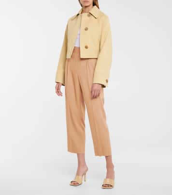 Pantalon coupe droite à taille haute | Vince