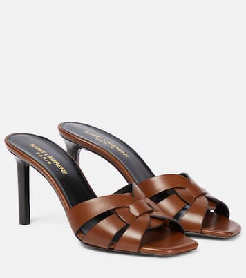 Pantoletten Tribute 85 aus Leder | Saint Laurent