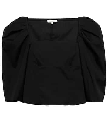 Cropped-Top aus Baumwolle | Vince